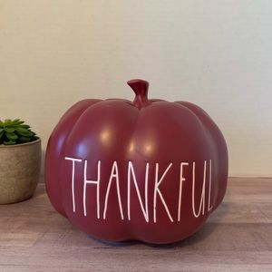 Rae Dunn Thankful Pumpkin